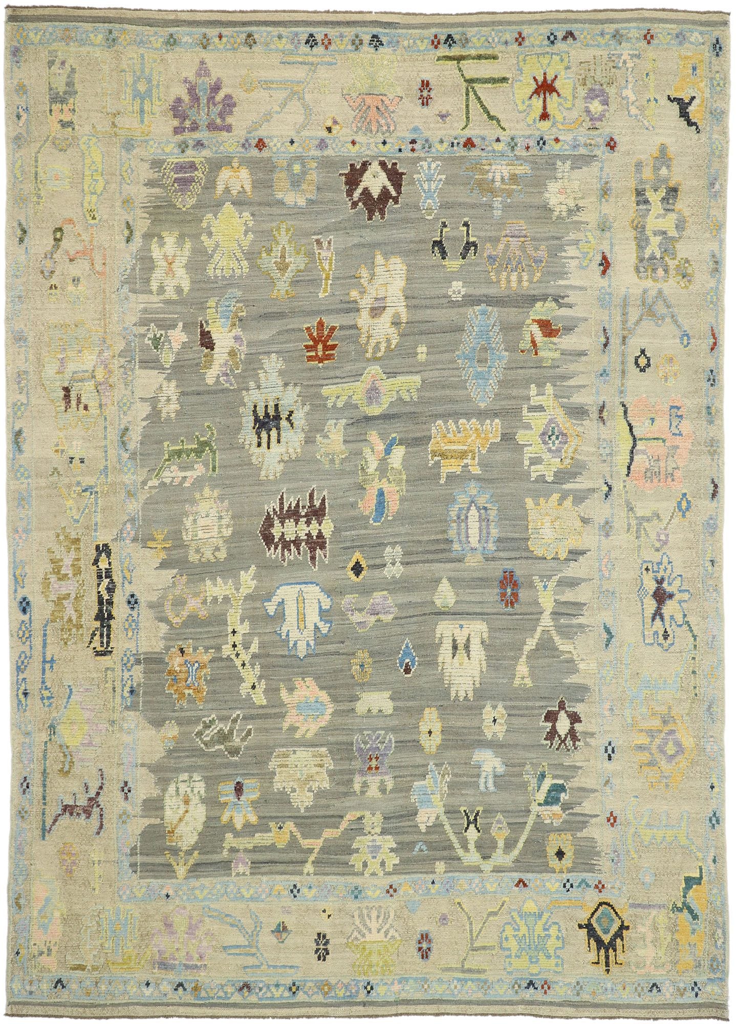 10 x 14 Oushak Souf Rug 52532