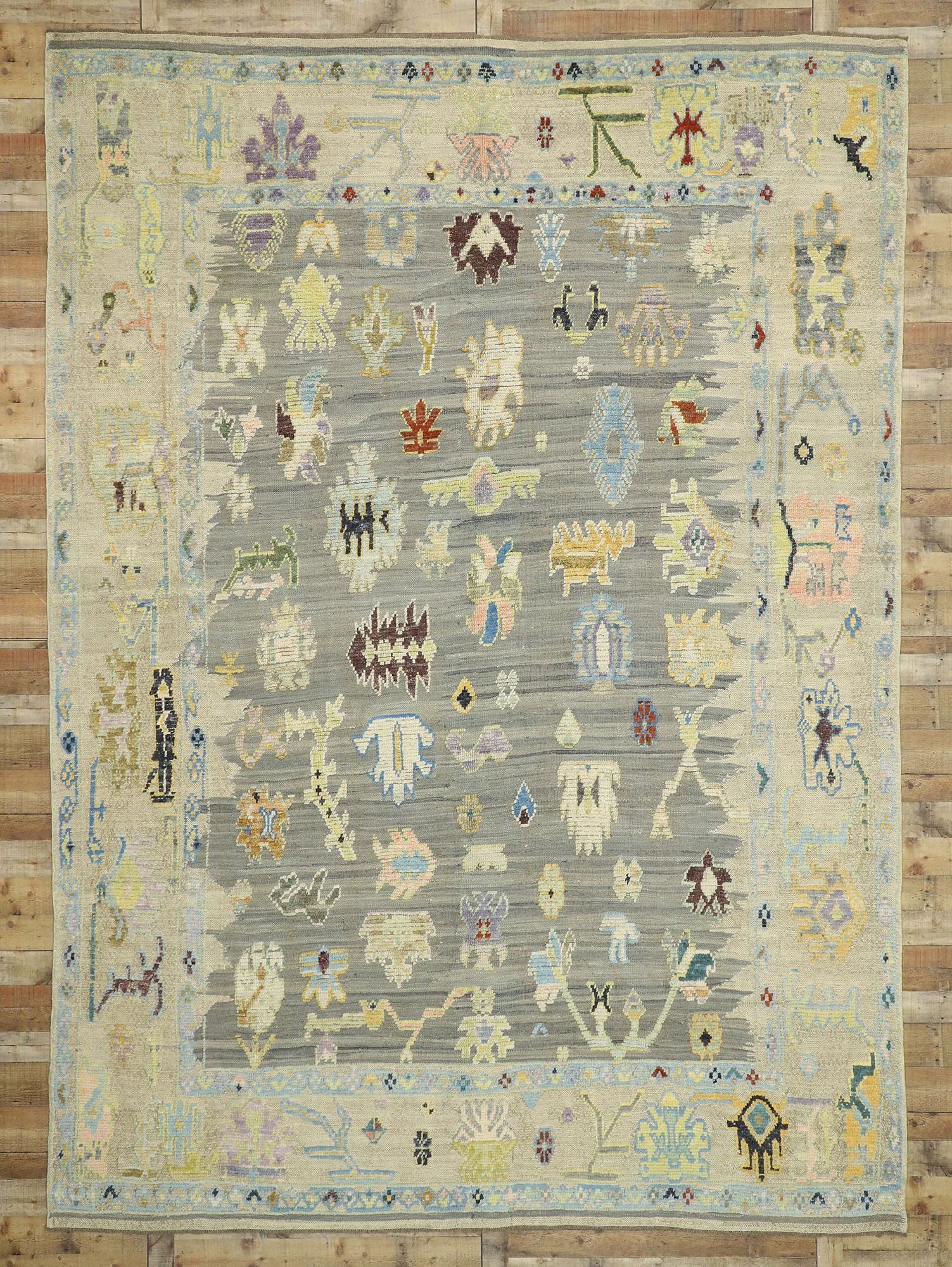 10 x 14 Oushak Souf Rug 52532