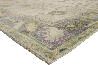 12 x 17 Contemporary Oushak Rug 52535