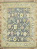 9 x 12 Colorful Oushak High-Low Rug 52536