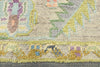 9 x 12 Colorful Oushak High-Low Rug 52536
