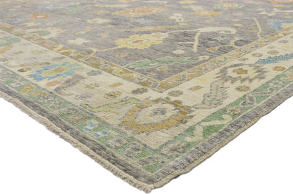 10 x 14 Colorful Turkish Oushak Rug 52537