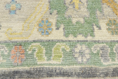 10 x 14 Colorful Turkish Oushak Rug 52537