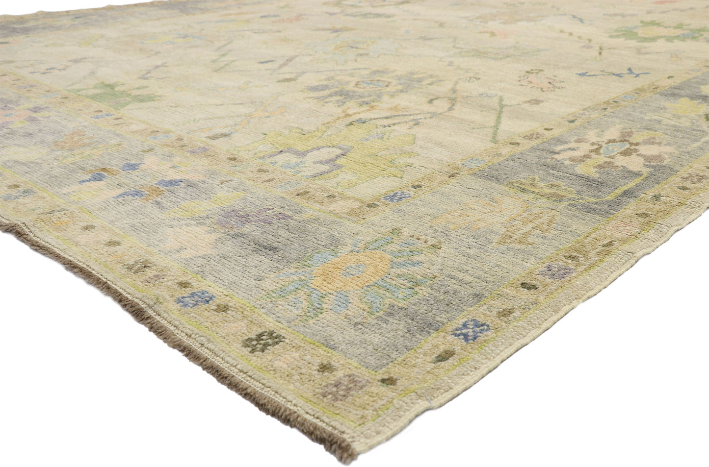 10 x 14 Contemporary Turkish Oushak Rug 52539