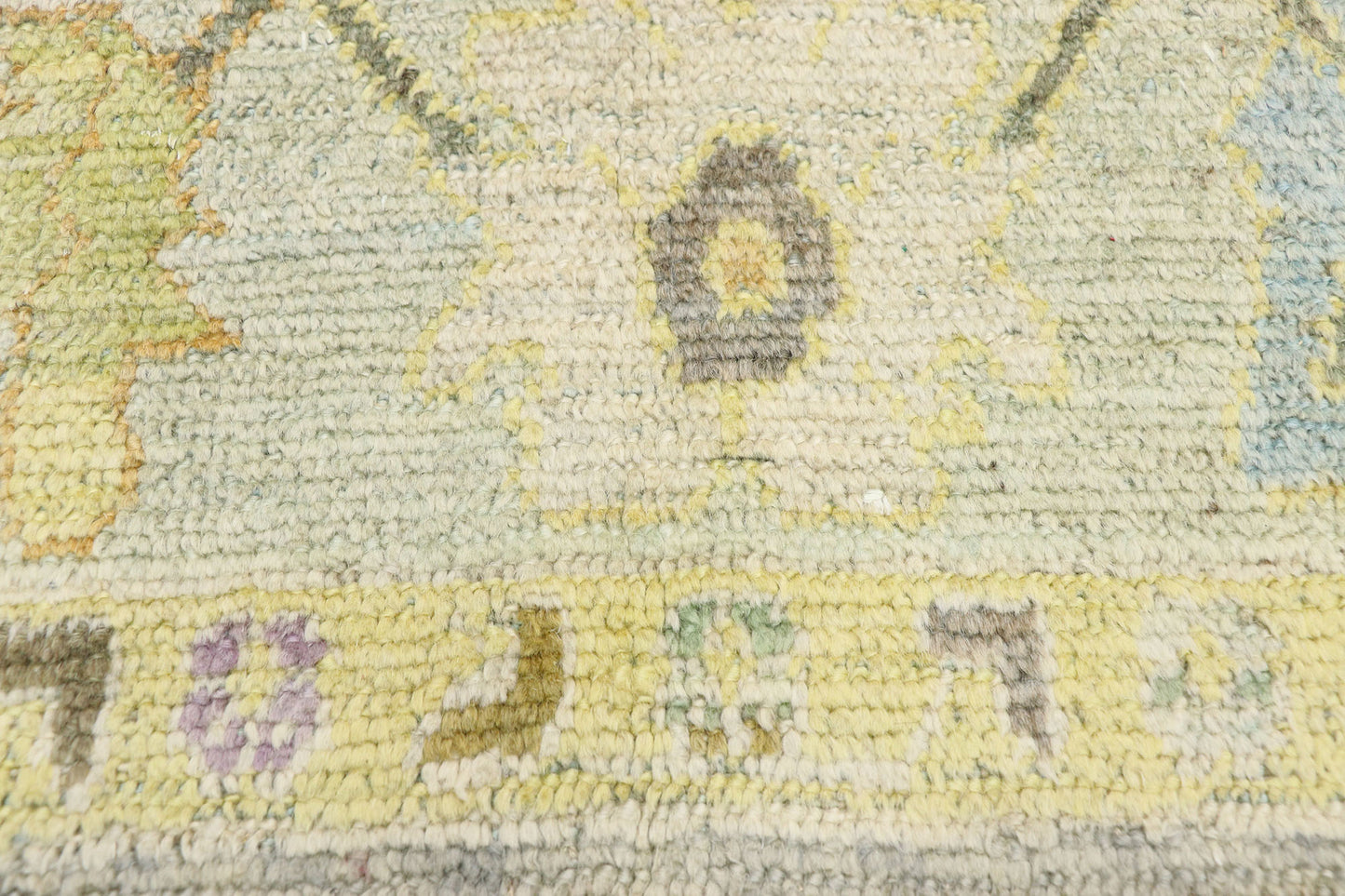 9 x 10 Colorful Turkish Oushak Rug 52540