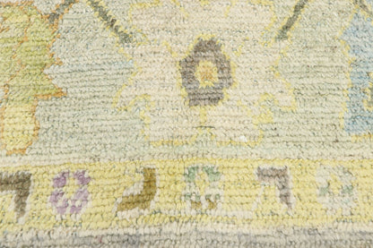 9 x 10 Colorful Turkish Oushak Rug 52540