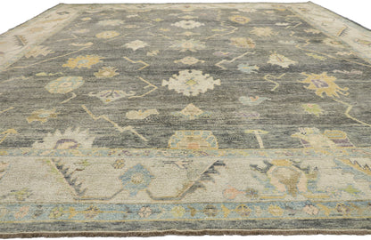 12 x 16 Contemporary Turkish Oushak Rug 52541