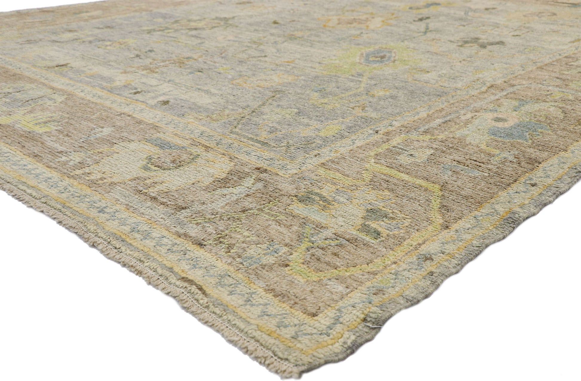 8 x 10 Colorful Turkish Oushak Rug 52542