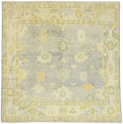 8 x 8 Colorful Oushak Rug 52544