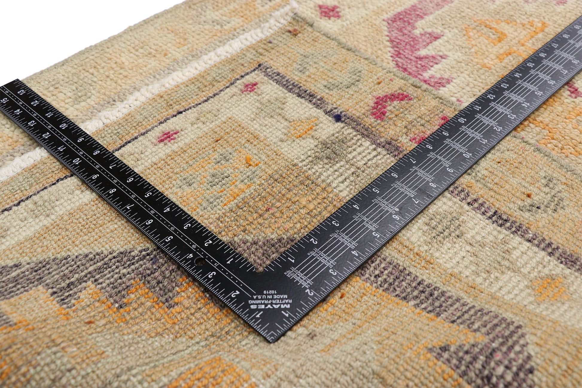3 x 16 Vintage Turkish Oushak Runner 52546
