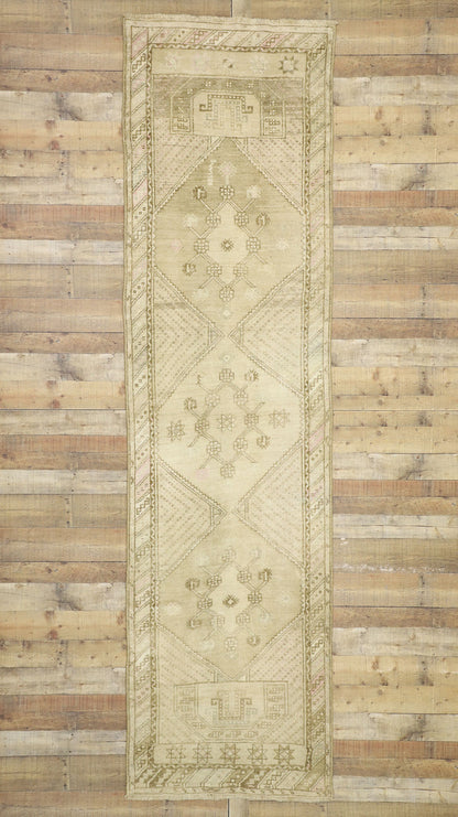 3 x 12 Vintage Oushak Runner 52547