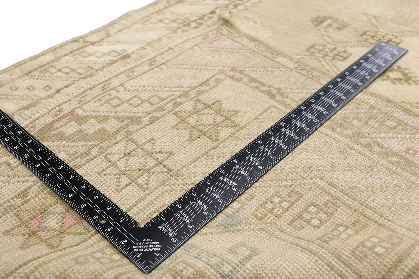 3 x 12 Vintage Oushak Runner 52547