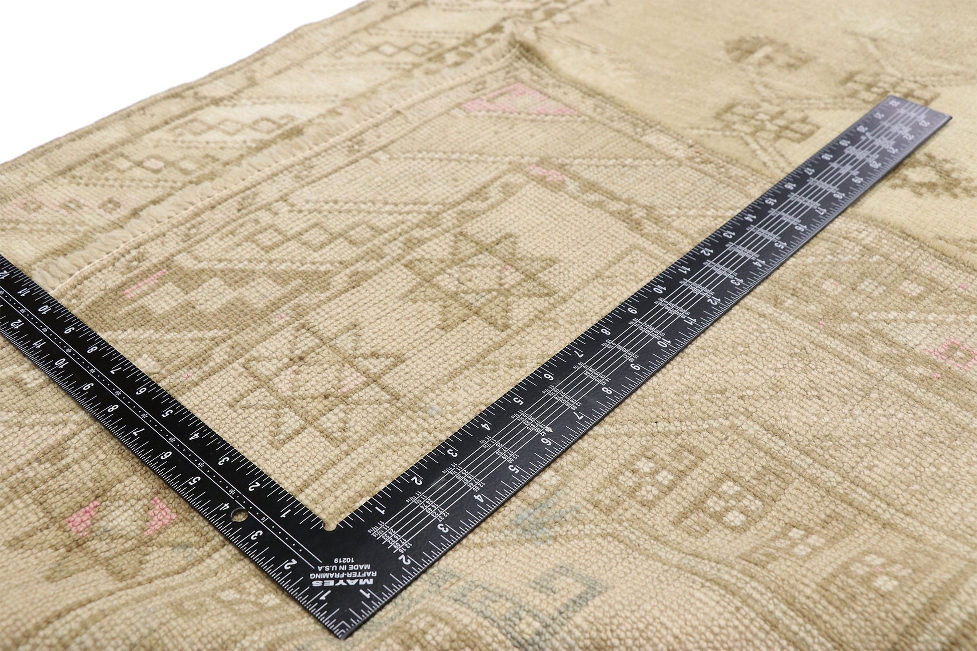 3 x 12 Vintage Oushak Runner 52547