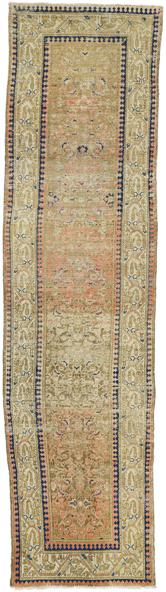 4 x 13 Vintage Turkish Sivas Runner 52548