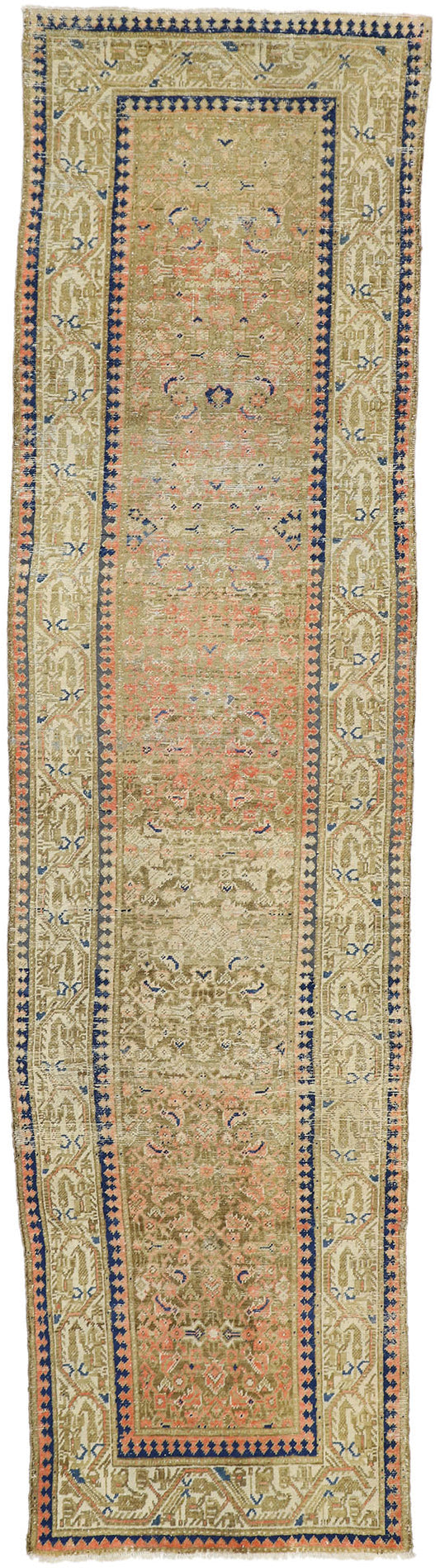 4 x 13 Vintage Turkish Sivas Runner 52548