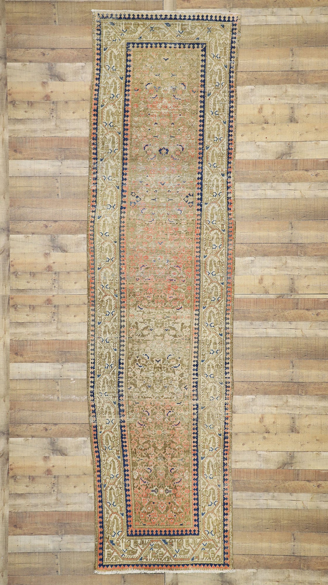 4 x 13 Vintage Turkish Sivas Runner 52548