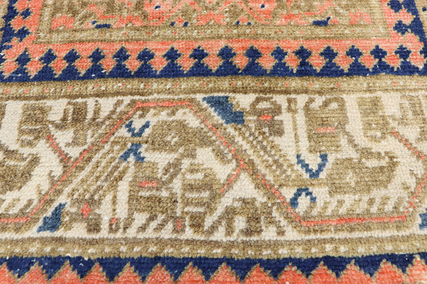 4 x 13 Vintage Turkish Sivas Runner 52548