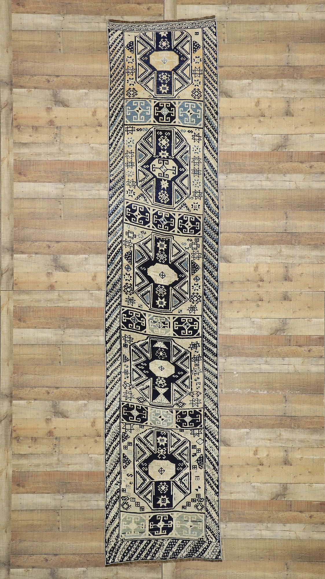 3 x 13 Vintage Oushak Runner 52550