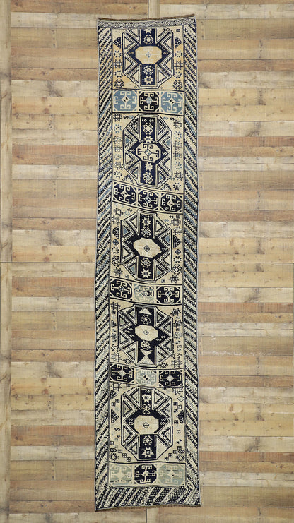 3 x 13 Vintage Oushak Runner 52550
