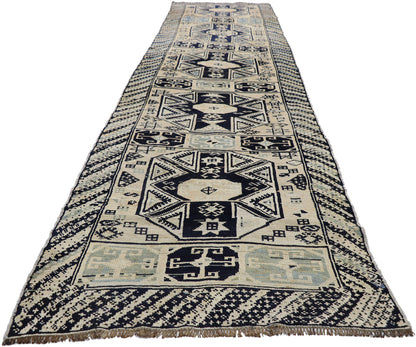 3 x 13 Vintage Oushak Runner 52550
