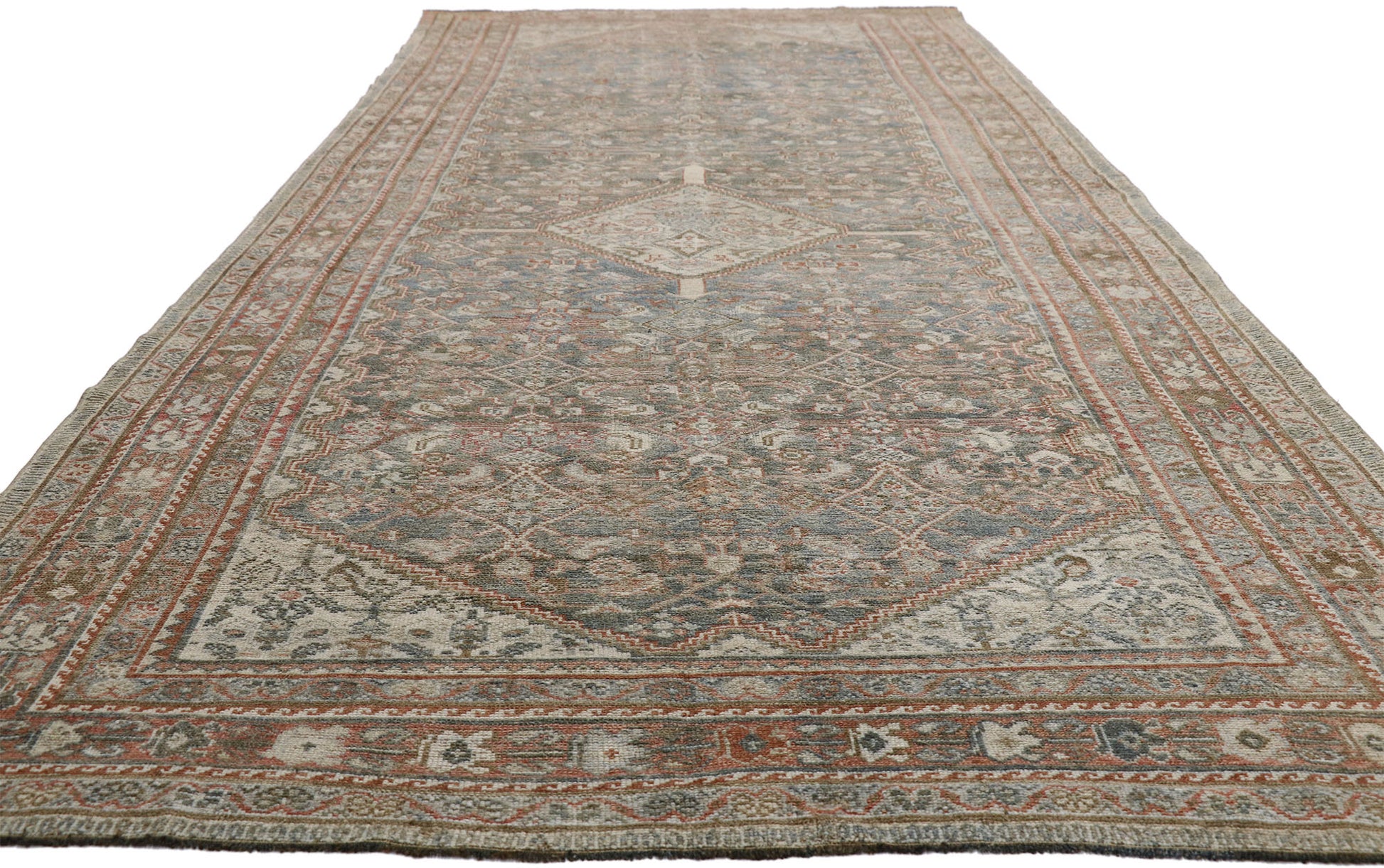 6 x 14 Antique Persian Malayer Rug 52551