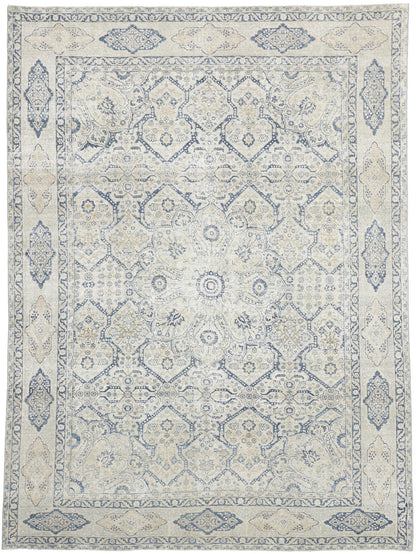 8 x 10 Antique Persian Tabriz Rug 52552