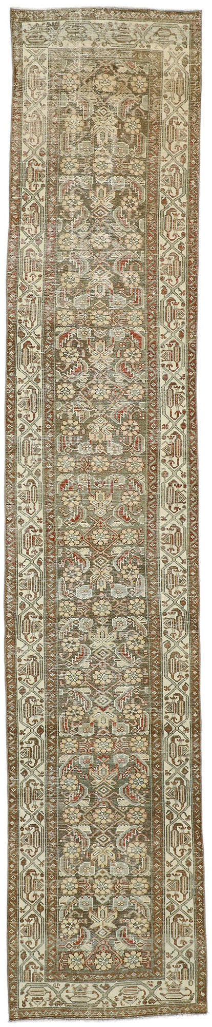 3 x 13 Antique Persian Malayer Runner 52553