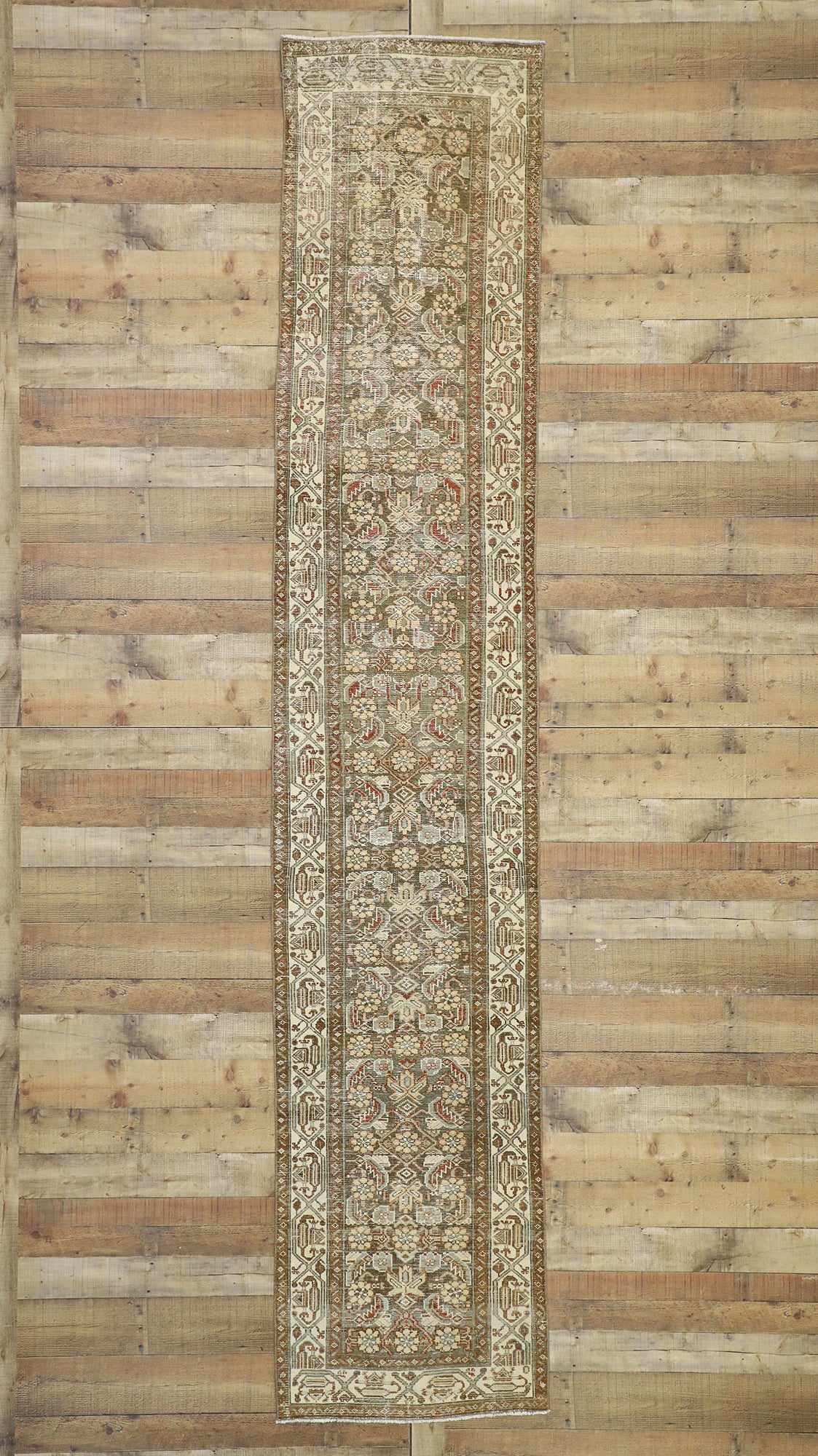 3 x 13 Antique Persian Malayer Runner 52553
