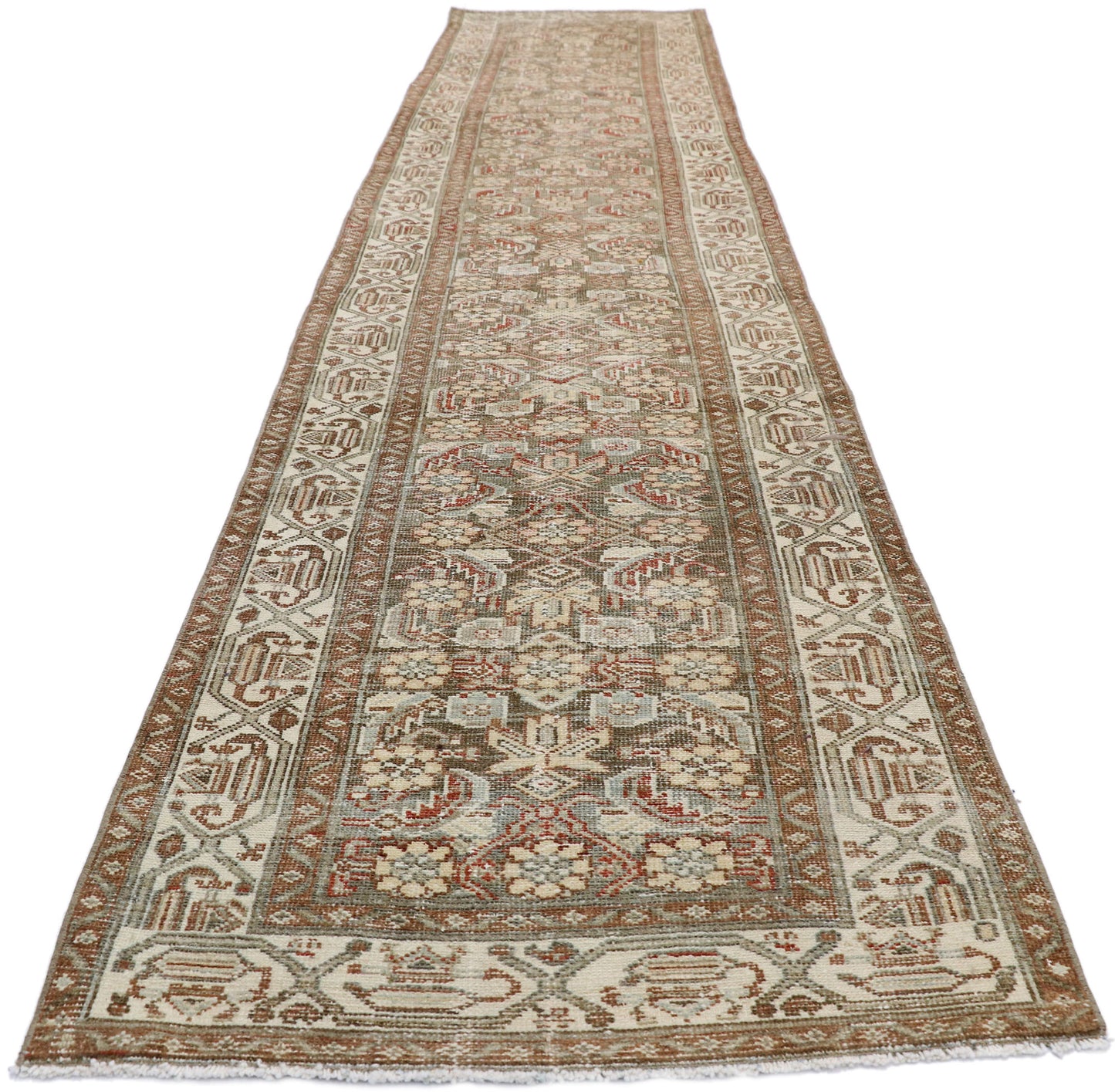 3 x 13 Antique Persian Malayer Runner 52553