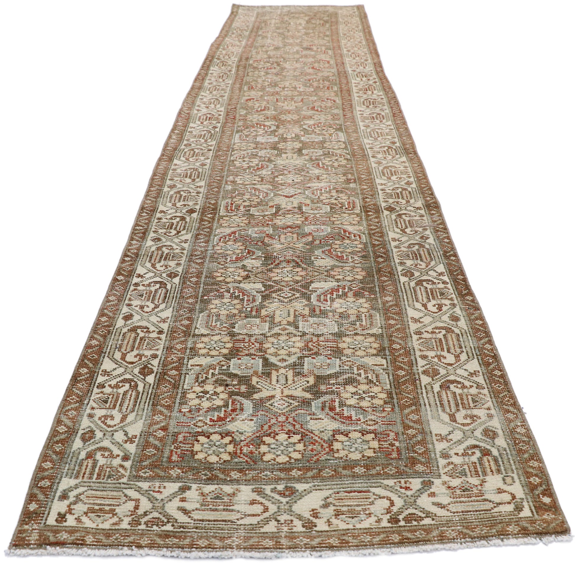 3 x 13 Antique Persian Malayer Runner 52553