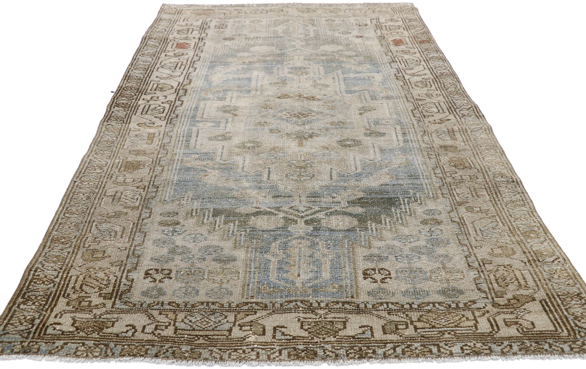 4 x 6 Antique Persian Malayer Rug 52554