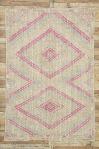7 x 10 Vintage Kilim Rug 52557
