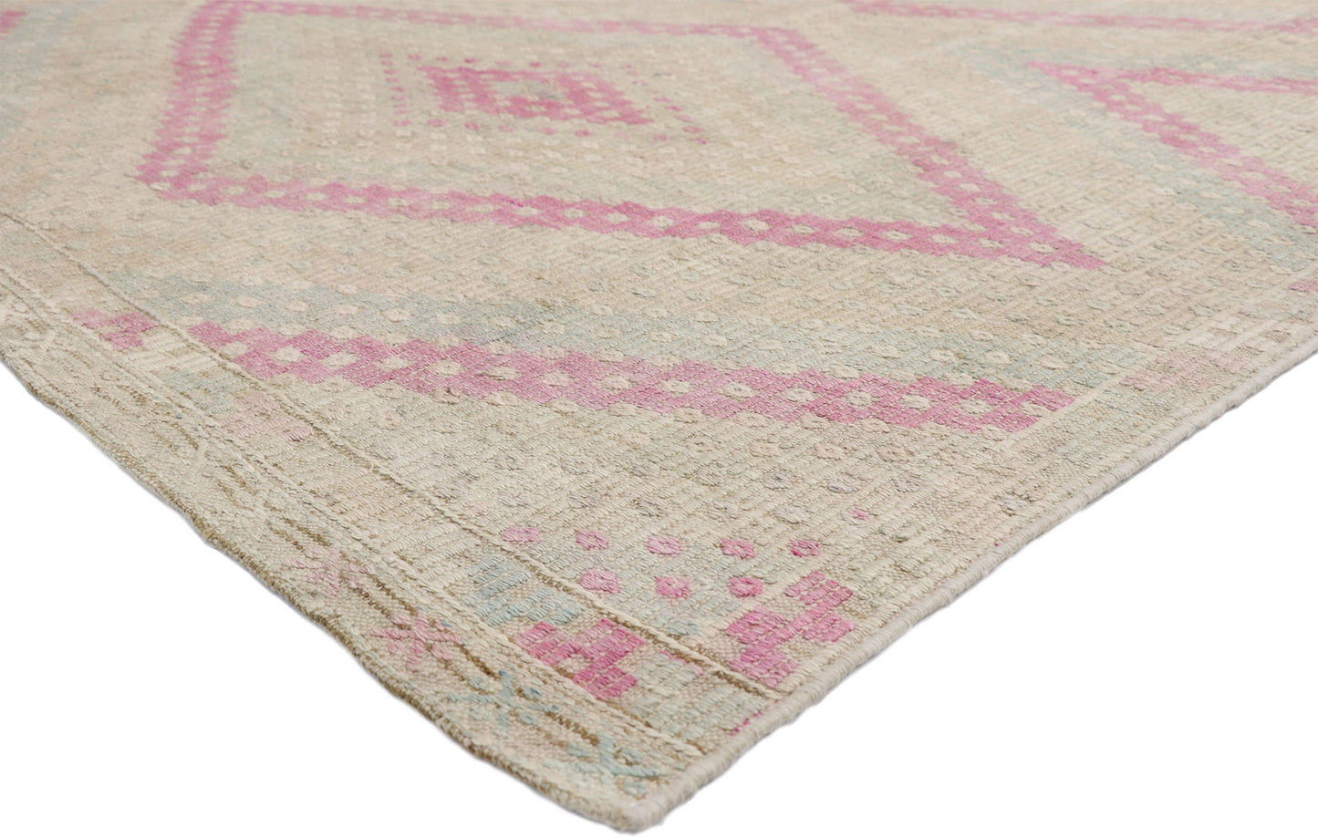 7 x 10 Vintage Kilim Rug 52557