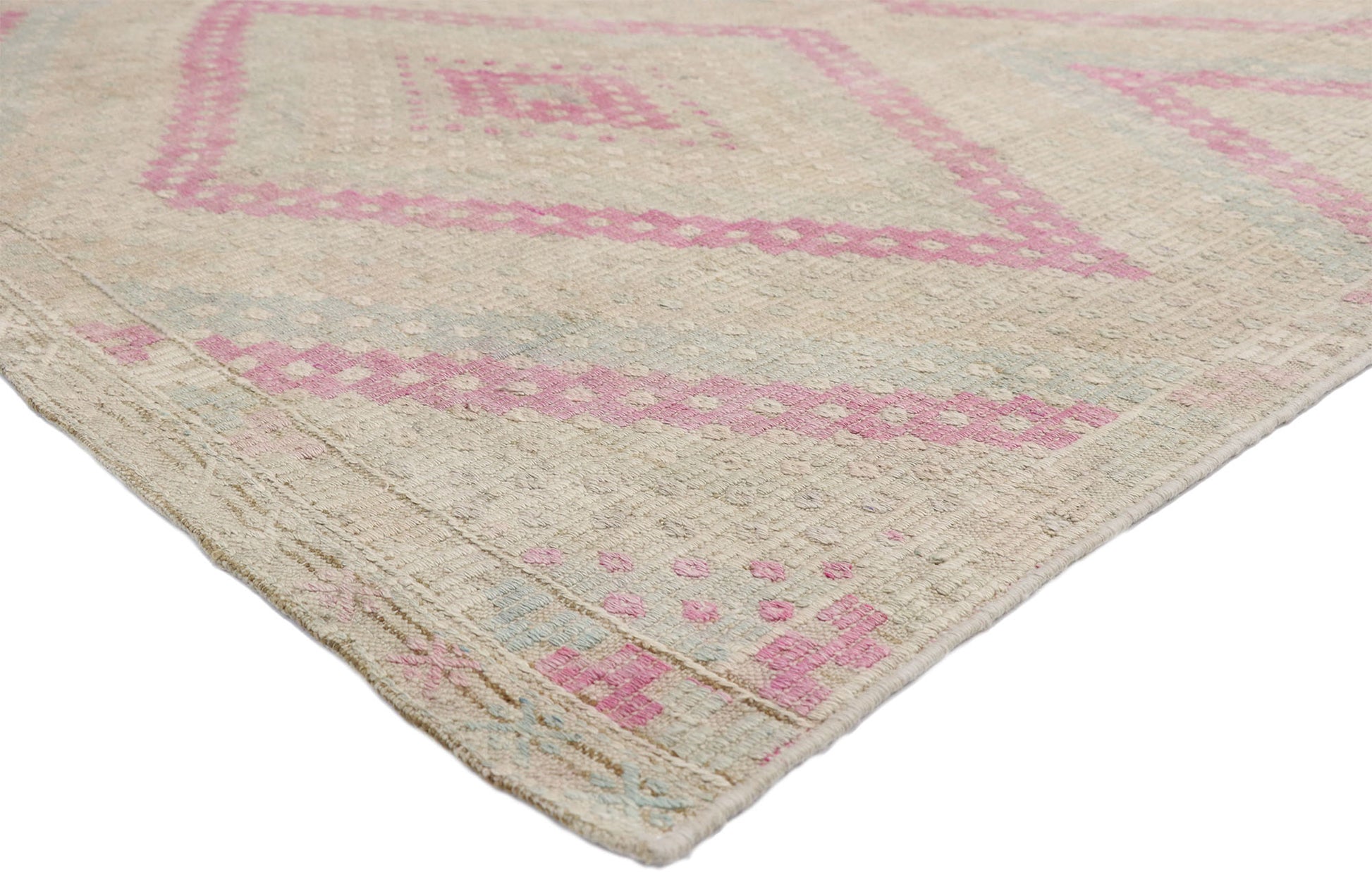 7 x 10 Vintage Kilim Rug 52557