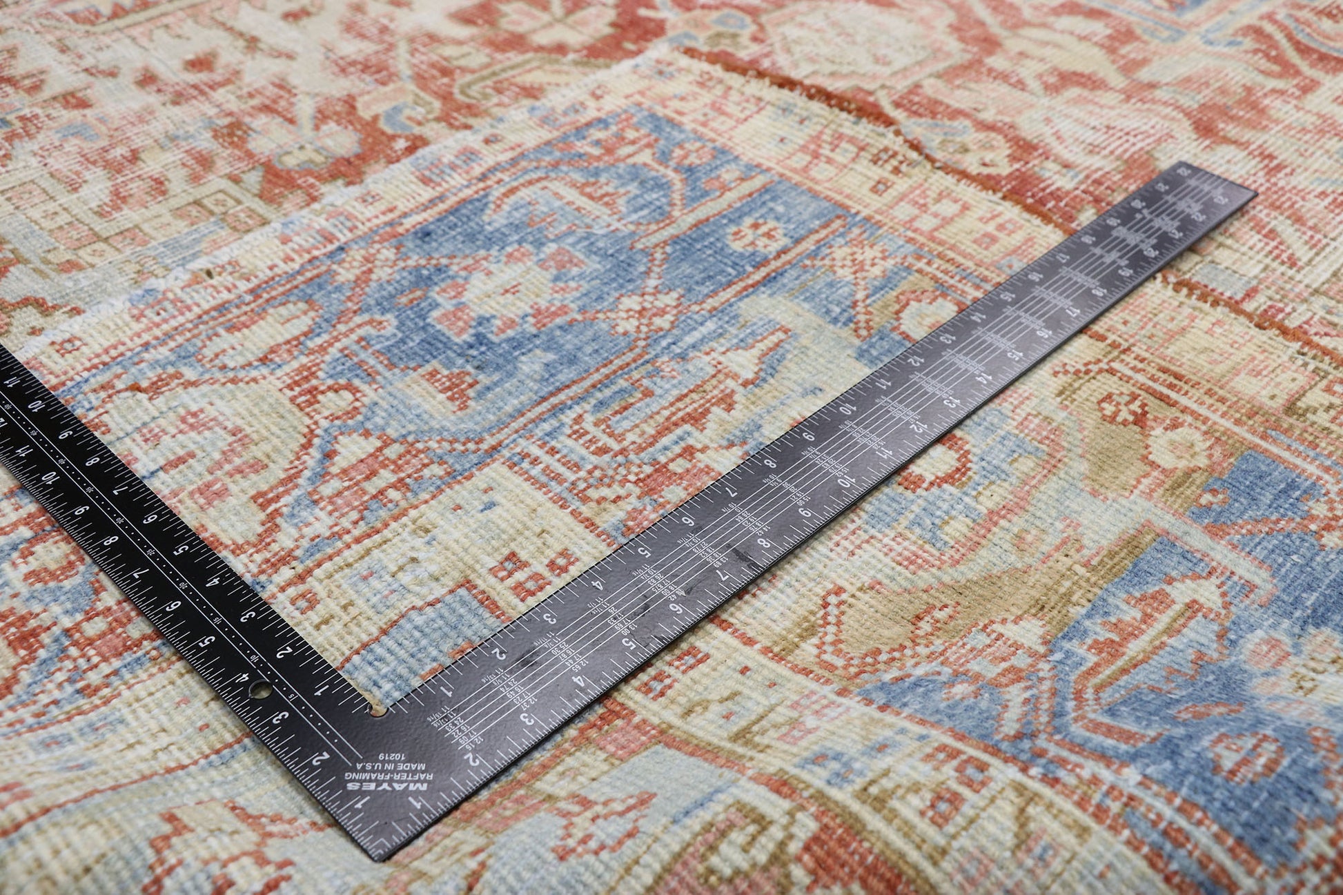 8 x 10 Antique Persian Heriz Rug 52559