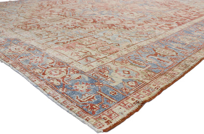 8 x 10 Antique Persian Heriz Rug 52559