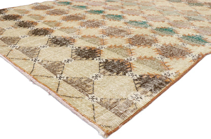 5 x 10 Vintage Distressed Sivas Rug 52560