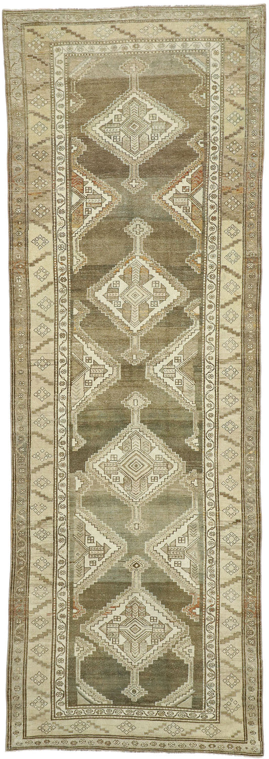 4 x 12 Antique Persian Malayer Runner 52563