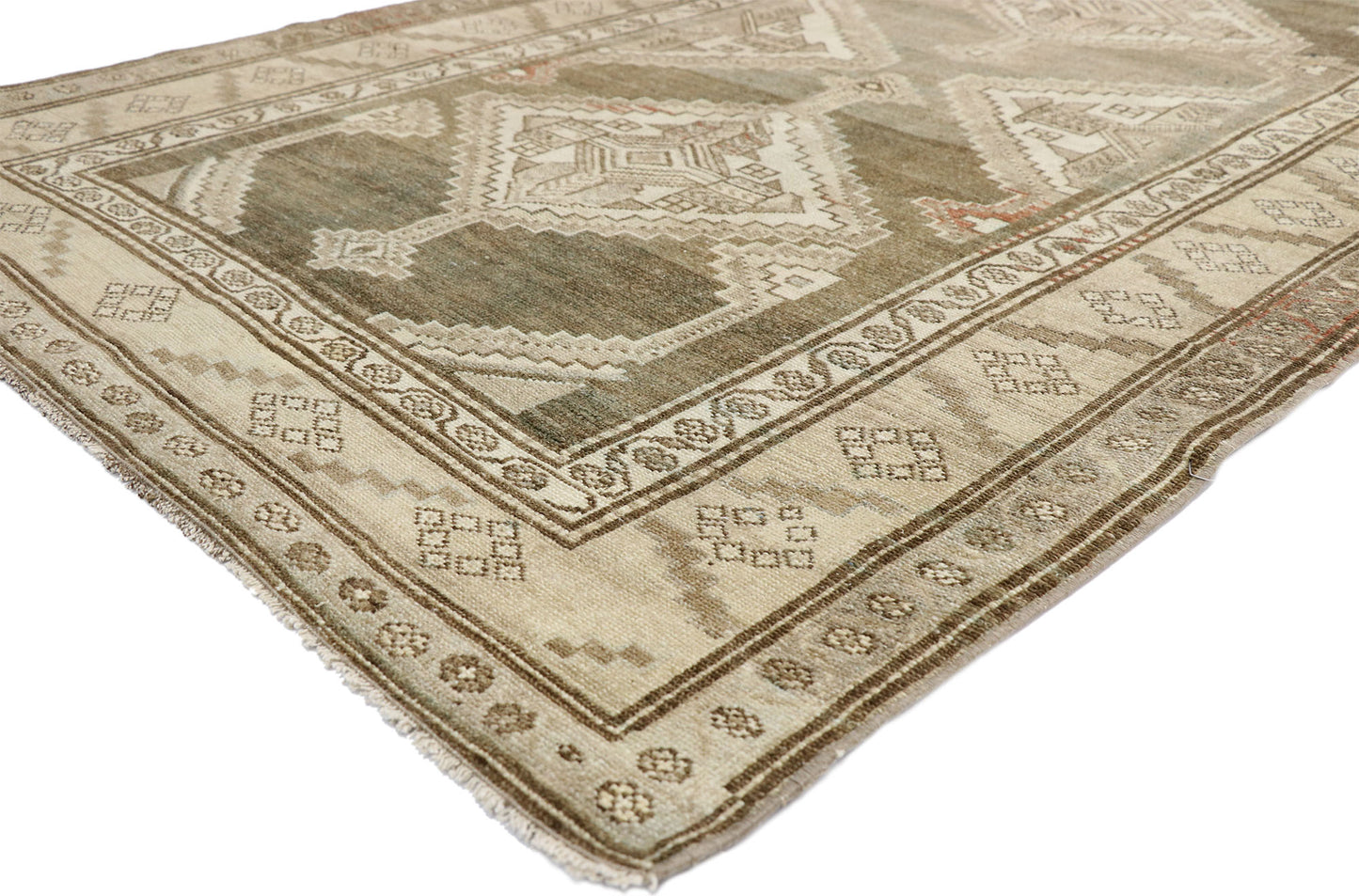 4 x 12 Antique Persian Malayer Runner 52563