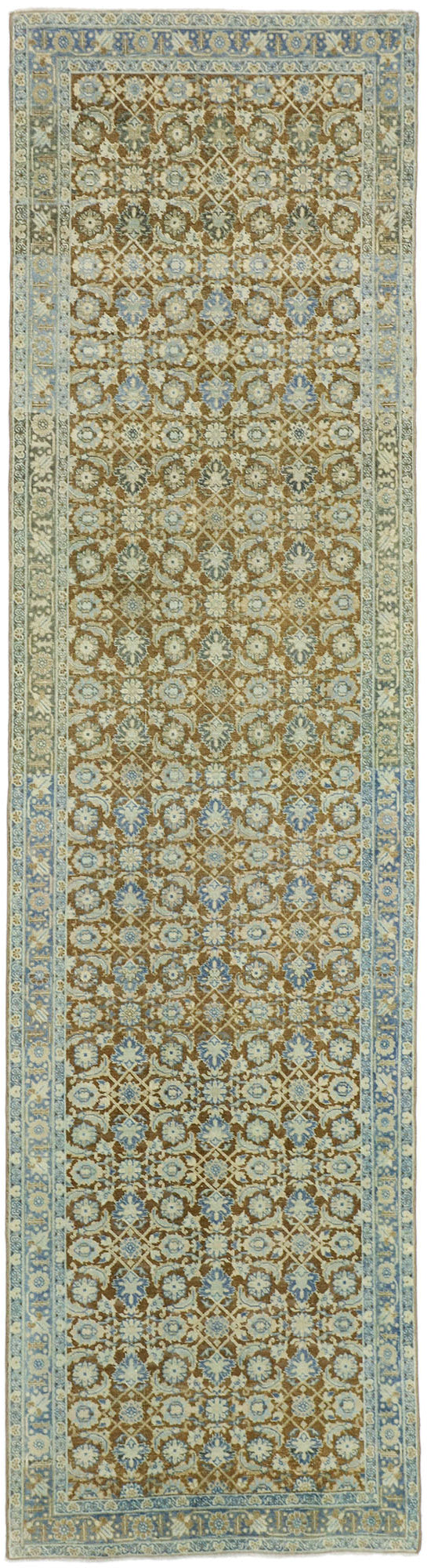 3 x 11 Antique Persian Tabriz Runner 52564
