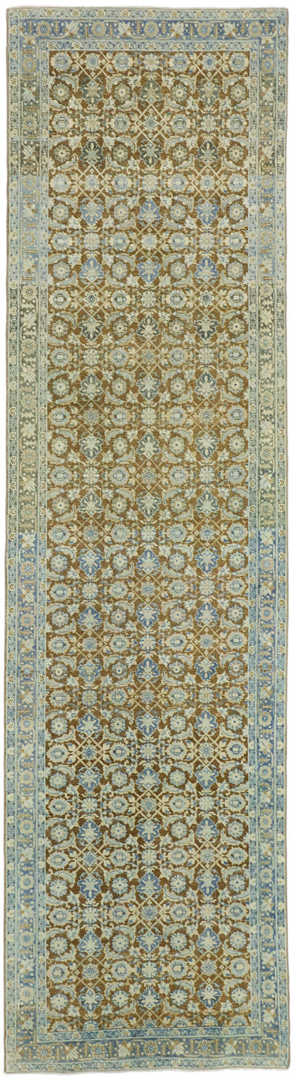 3 x 11 Antique Persian Tabriz Runner 52564