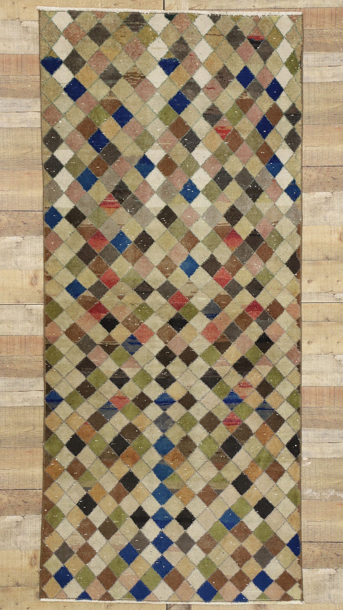 3 x 8 Vintage Turkish Sivas Runner 52569