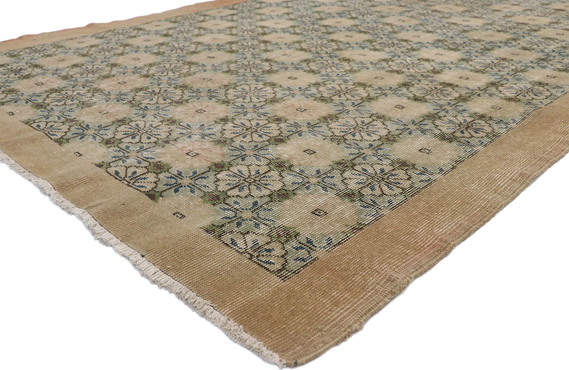 6 x 9 Zeki Muren Vintage Sivas Rug 52570