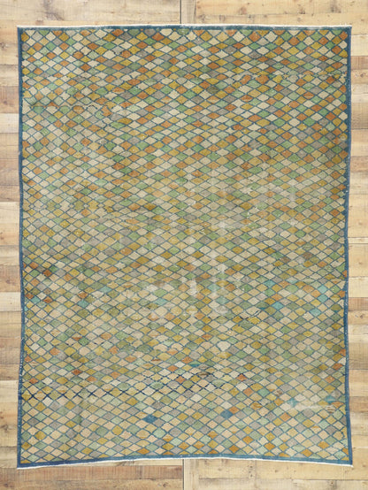 7 x 9 Zeki Muren Vintage Turkish Sivas Rug 52571