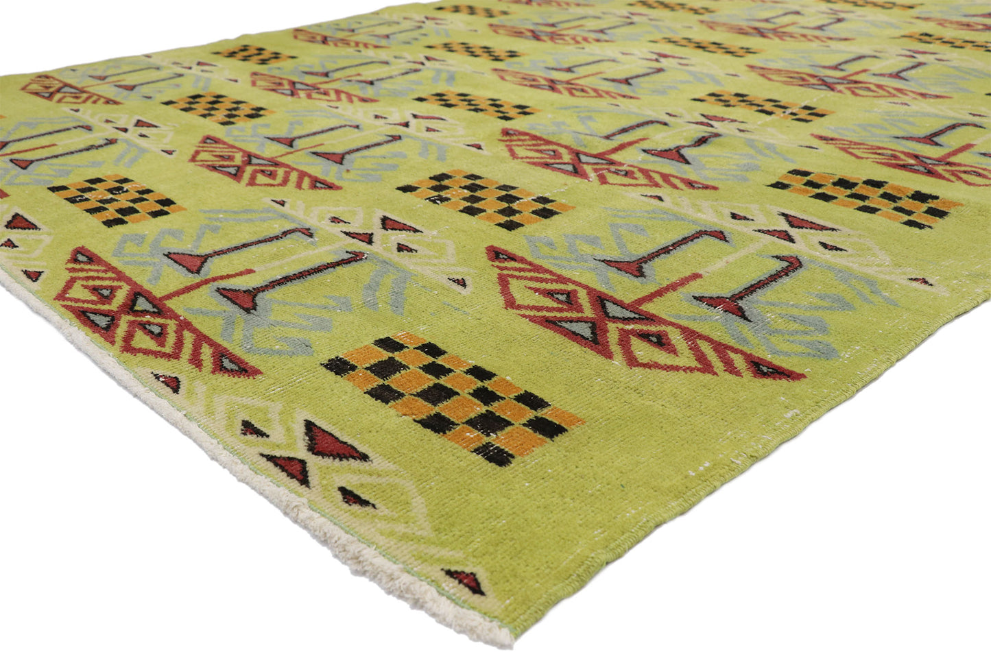 6 x 10 Zeki Muren Vintage Turkish Sivas Rug 52572
