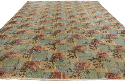 7 x 10 Zeki Muren Vintage Sivas Rug 52574