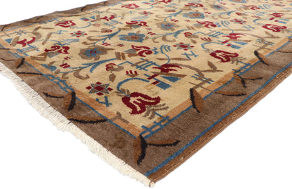 4 x 7 Zeki Muren Vintage Turkish Sivas Rug 52576