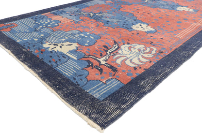 4 x 7 Zeki Muren Vintage Sivas Rug 52580