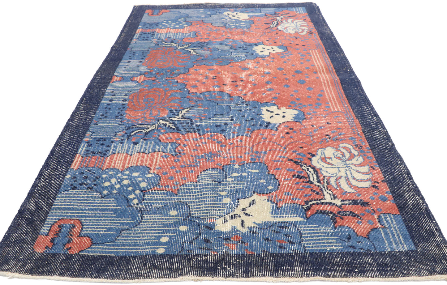 4 x 7 Zeki Muren Vintage Sivas Rug 52580
