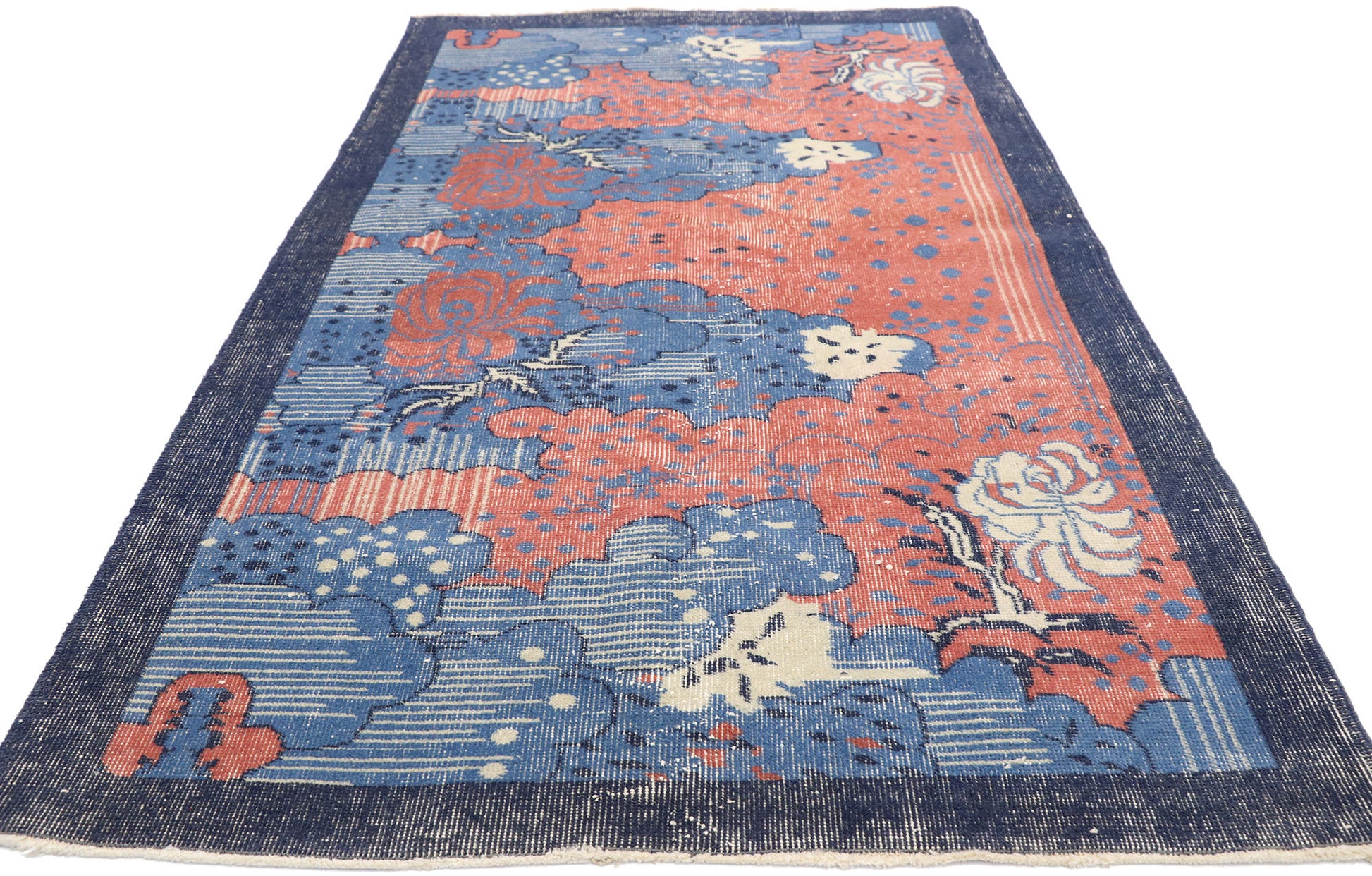 4 x 7 Zeki Muren Vintage Sivas Rug 52580